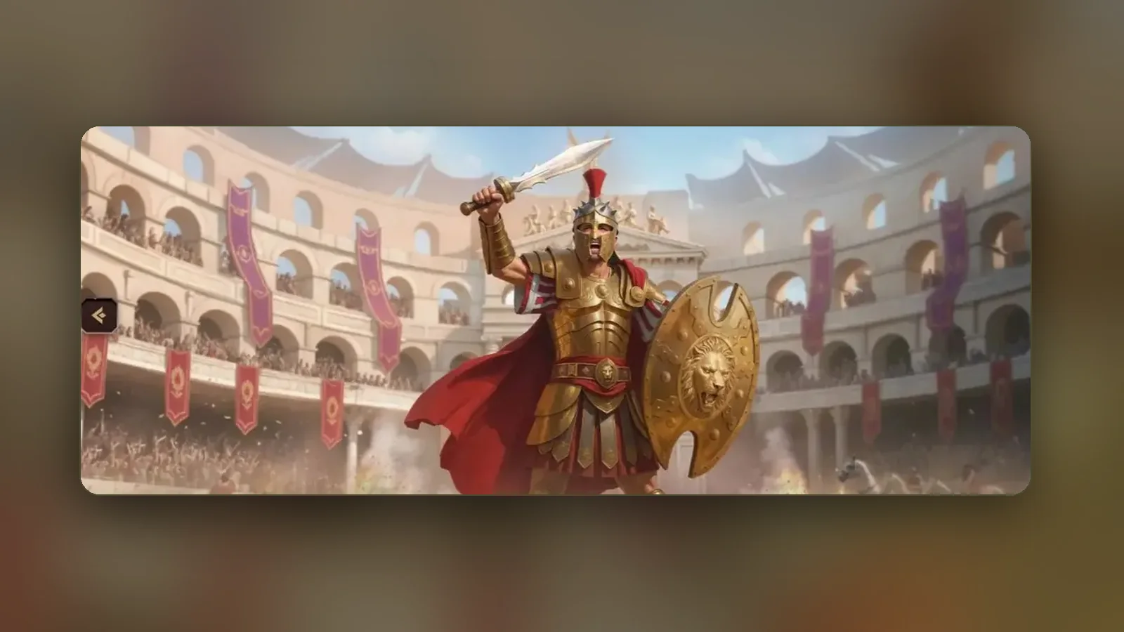 L'arena dei gladiatori, il tema visivo scelto da Lanista
